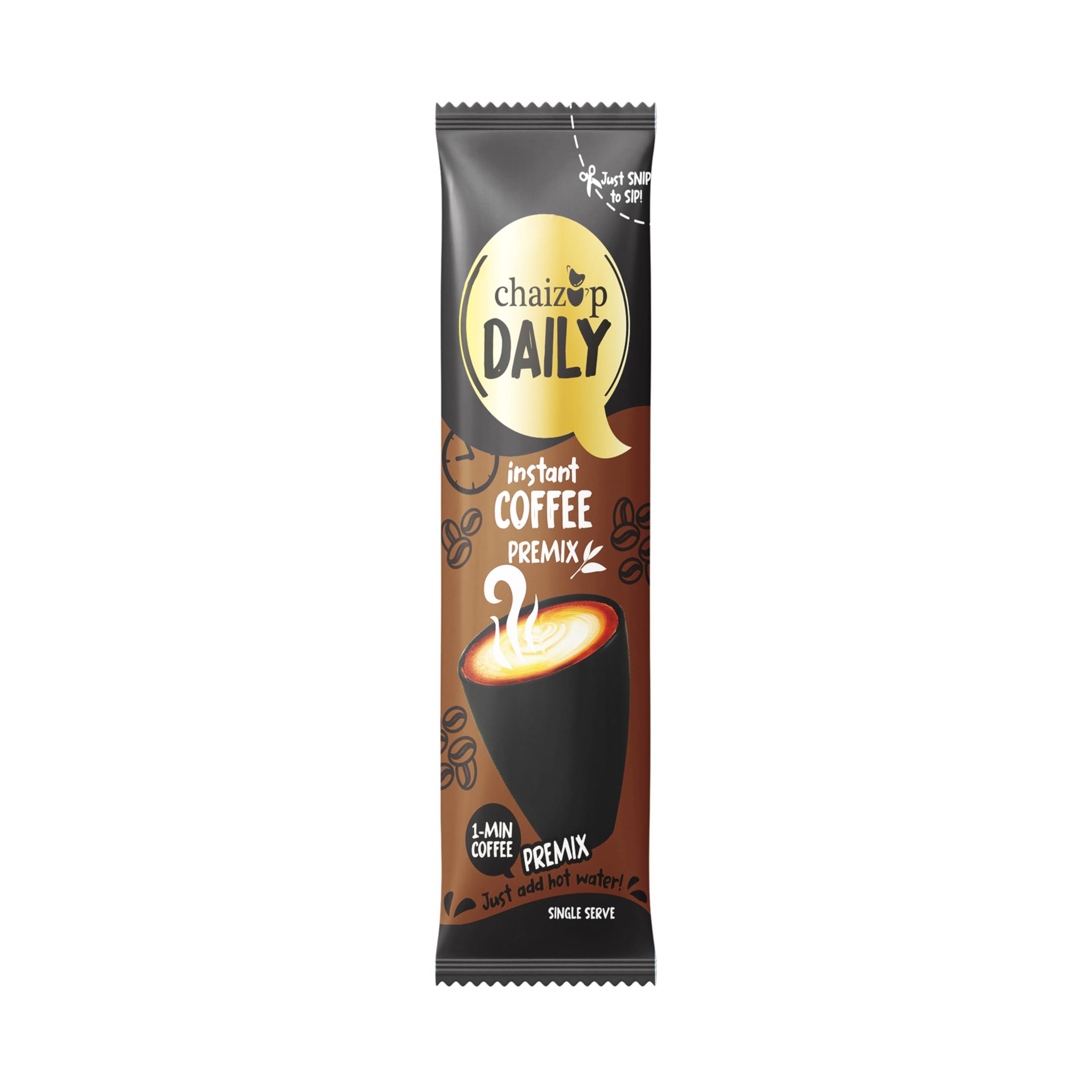 CHAIZUP Chaizup Dailly Instant Premix Coffee 16gm, 30 Serves, 30 Sachets, Instant Premix Coffee, Premix Coffee Powder, Ready To Drink Coffee