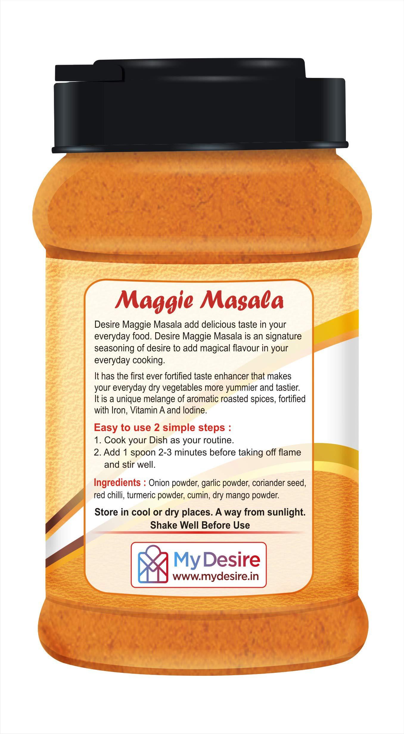 Desire Desire Magical Maggie Masala 400 Gram in Jar - Multi Purpose Seasoning Powder