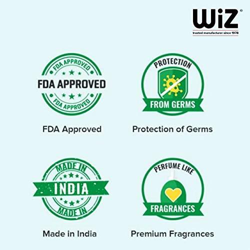 wiz LIQUID SOAP Wiz Antibacterial Easy to Use Safe on Skin Multipurpose 30 Pulls Disinfecting Wipes Assorted Super Value Pack of 10