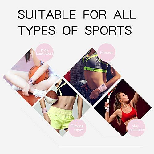 Gulf W Gulf W Wrist Support Brace, Adjustable Wrist Strap Reversible Wrist Brace for Sports Protecting/Tendonitis Pain Relief/Carpal Tunnel/Arthritis/Injury Recovery, Right&Left Hand Available (Pink)