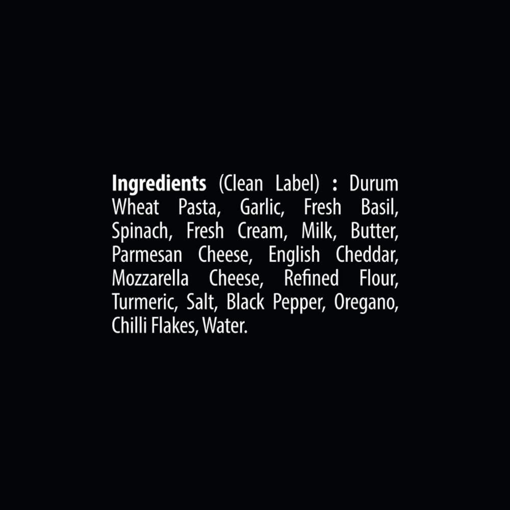 Yu Foodlabs Yu Foodlabs Pasta - Ready To Eat - Three Cheese Sauce - Instant Meal - Pack of 4 - No Preservatives & Additives - 100% Natural & Vegetarian - Instant Food in 4 mins - 260 GMS