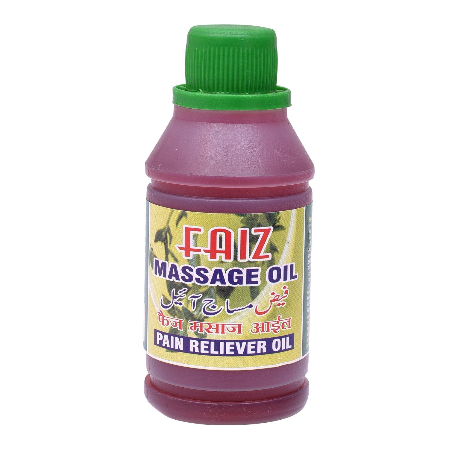 Faiz Faiz Pain Reliver Massage Oil For All Types of Body Pains/ Quick Action Pain Reliever Massage Oil Helpful In Relieving Pain & Inflammation In Joints, Back Ache, Arm, and Leg Pain Used For All Types of Body Pains