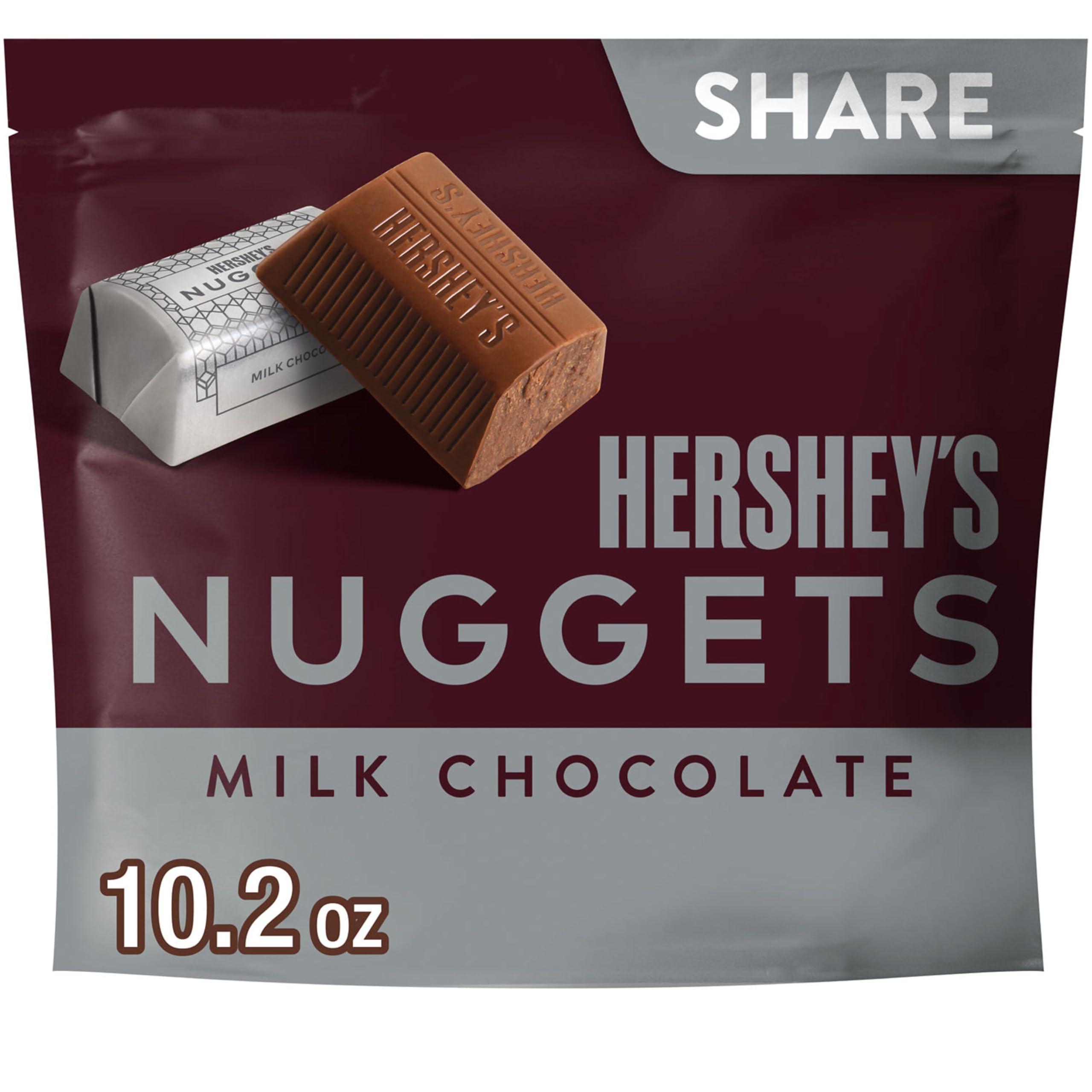 HERSHEY'S Hershey's Nuggets Candy, Milk Chocolate, 10.2 Oz