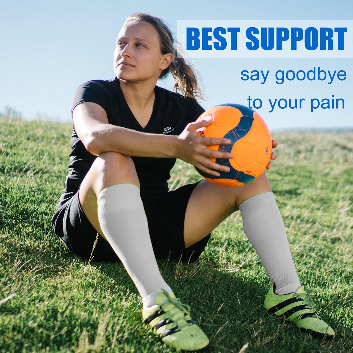 Aoliks Compression Socks for Women & Men Circulation (4 Pairs)- Best Support for Nurses, Running, Hiking, Medical, Pregnancy