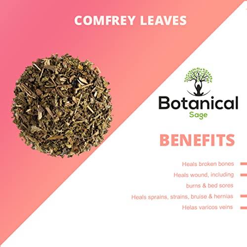 Botanical Sage Botanical Sage- Comfrey leaves dried for tea 100g | Organic herb