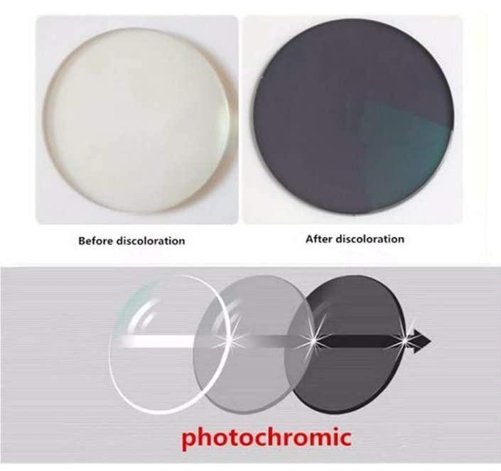 Zaveri Optic Zaveri Optic Progressive Reading Glasses Photochromic Blue Cut Anti Glare Power 1.00 1.25 1.50 1.75 2.00 2.25 2.75 3.00 Black Half Frame (Blue Cut, Distance plano/Reading+1.25)