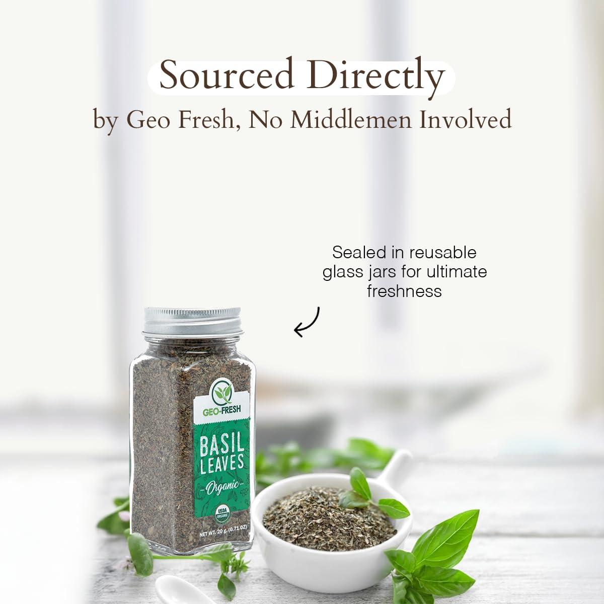 Geo-Fresh Geo-Fresh USDA Certified Organic Basil (20 g)