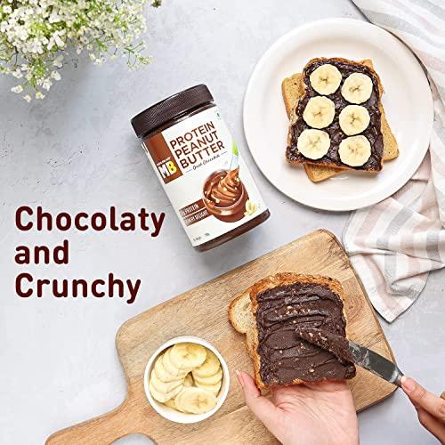 MuscleBlaze MuscleBlaze Fit High Protein Peanut Butter, Crunchy (Dark Chocolate Spread, 750g) | 27g Protein | With Pea Protein & Whey Protein Concentrate