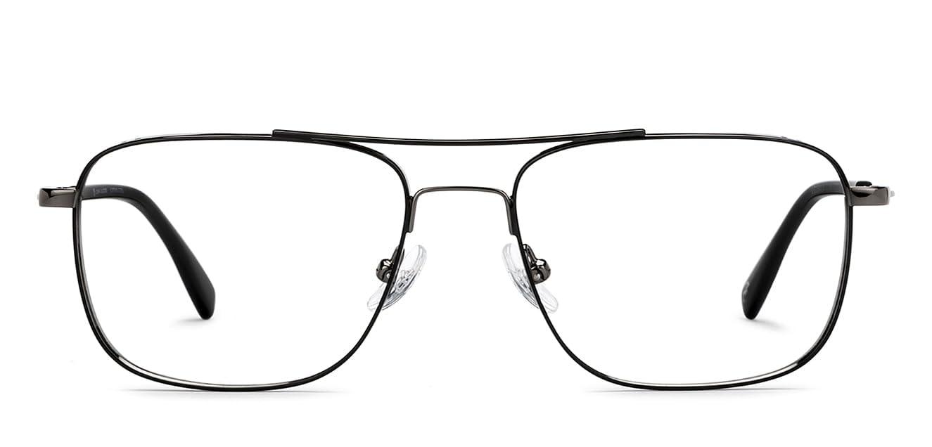 John Jacobs John Jacobs | Grey Full Rim Rectangular Shape Blue Cut & Antiglare Zero Power Computer Glasses For Men & Women | Medium | JJ E11540