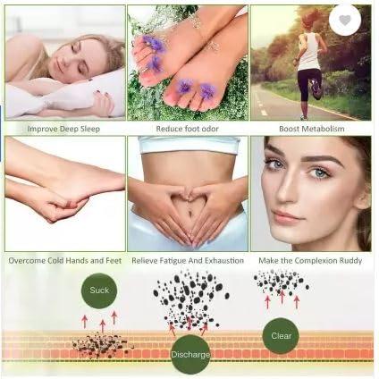 FI FIDROXIMPERIA FI FIDROXIMPERIA Cleaning Detox Foot Patches, 10 Pads (Pack Of 1), Multicolour, Unisex Adult, Patch, Detox Foot Patches, Promotes Better Sleep By Removing Toxins