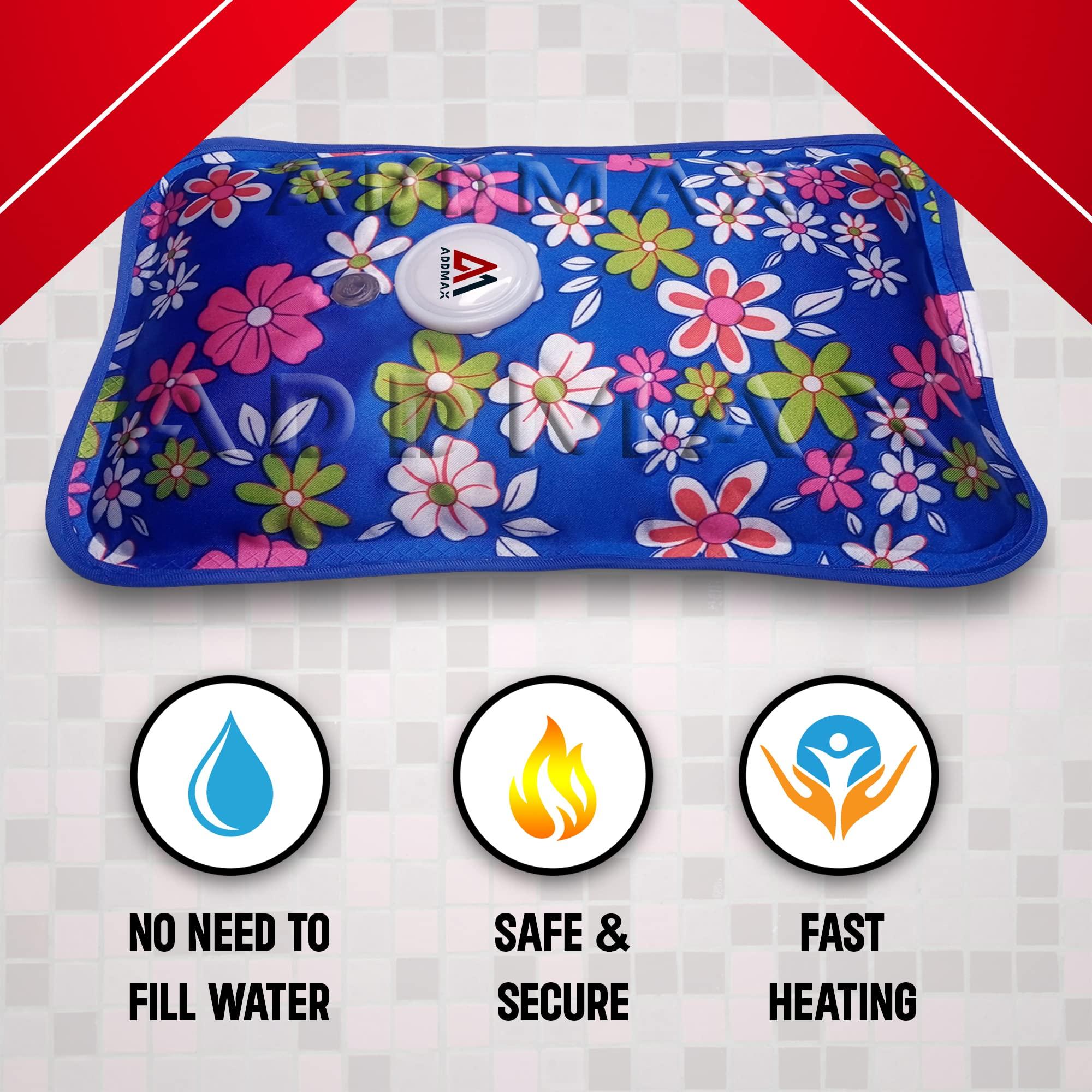 ADDMAX ADDMAX Heating Bag, Hot water bag electric hot bag for pain relief, Heat Pouch Hot Water Bottle Bag - Electric Heating Gel Pad/Heating Pad for Pain Relief (Assorted Multi Color & design)