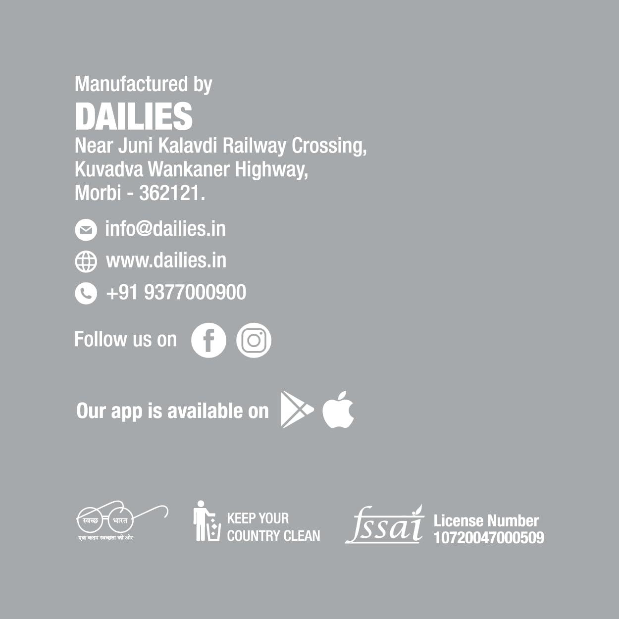 Dailies Dailies A2 Gir Buffalo 100% Desi Ghee, Cultured butter by Churning Curd for Health & Wellness, 350 ml