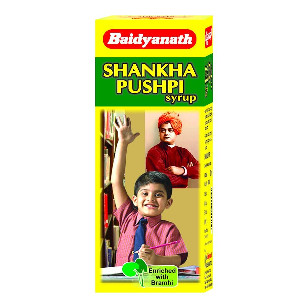 Baidyanath Asli Ayurved Baidyanath Shankhapushpi Syrup I Concentration Supplement I Mental Health Supplement I 100 ml (Pack of 2)
