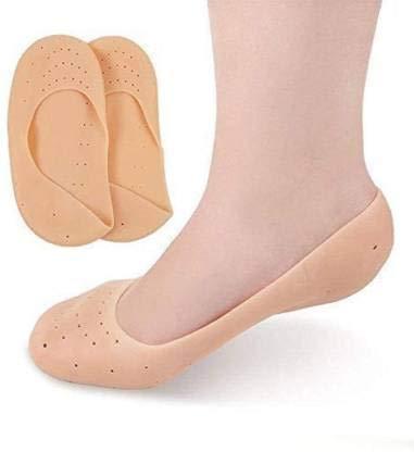 AG E-Com AG E-Com Smiling Foot Anti Crack Full Length Silicone Protector Moisturizing Socks