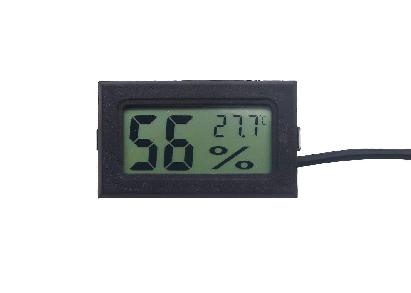 Electronic Spices Digital Thermometer Hygrometer Temperature 50 ~ 70 With Probe