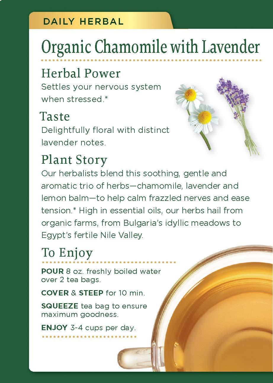 Traditional Medicinals Traditional Medicinals Herbal Tea Organic Chamomile with Lavender -- 16 Tea Bags