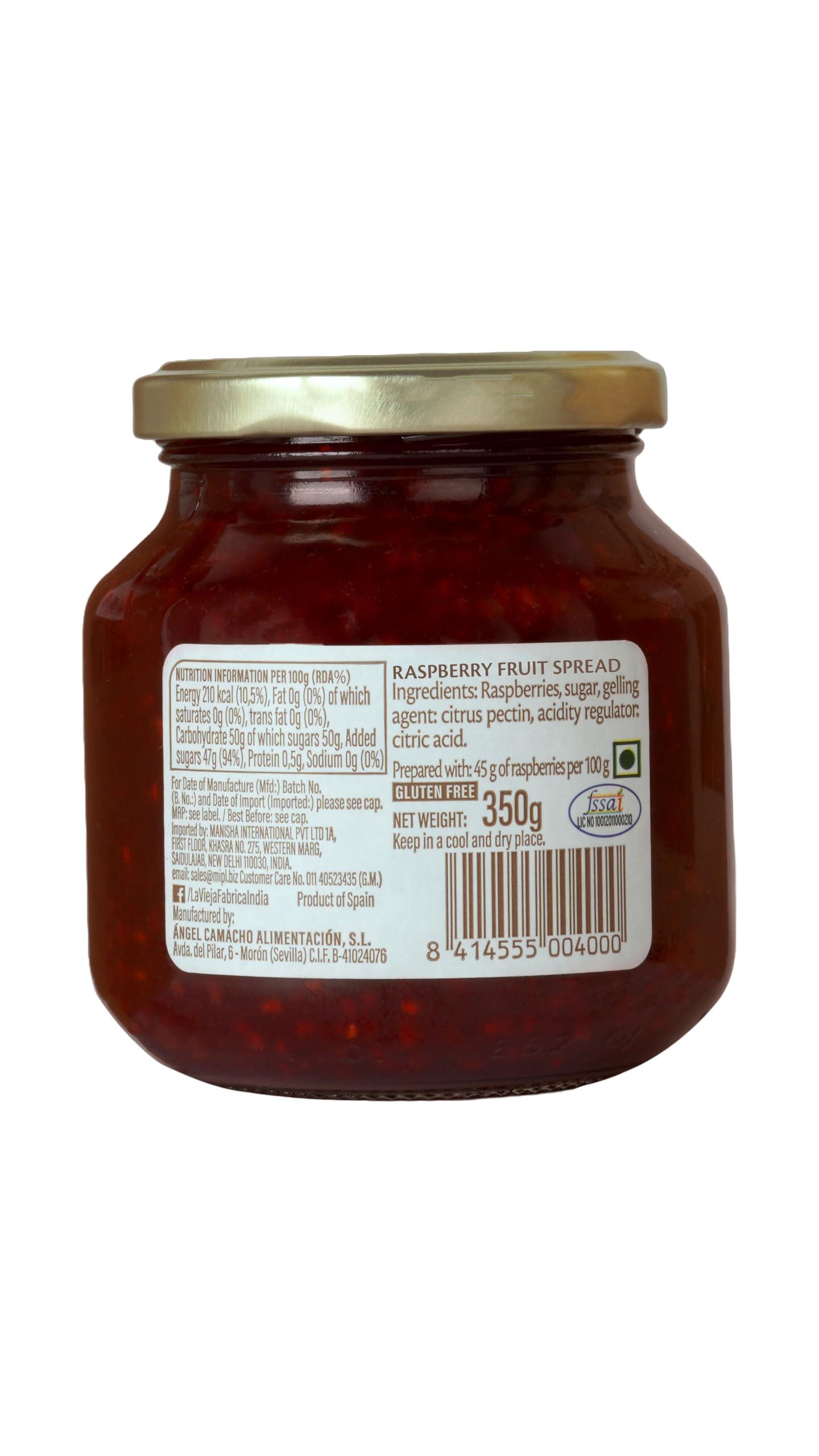 La Vieja Fabrica LA VIEJA FABRICA JAM Combo Pack of Blueberry jam 285G and Raspberry jam 350G