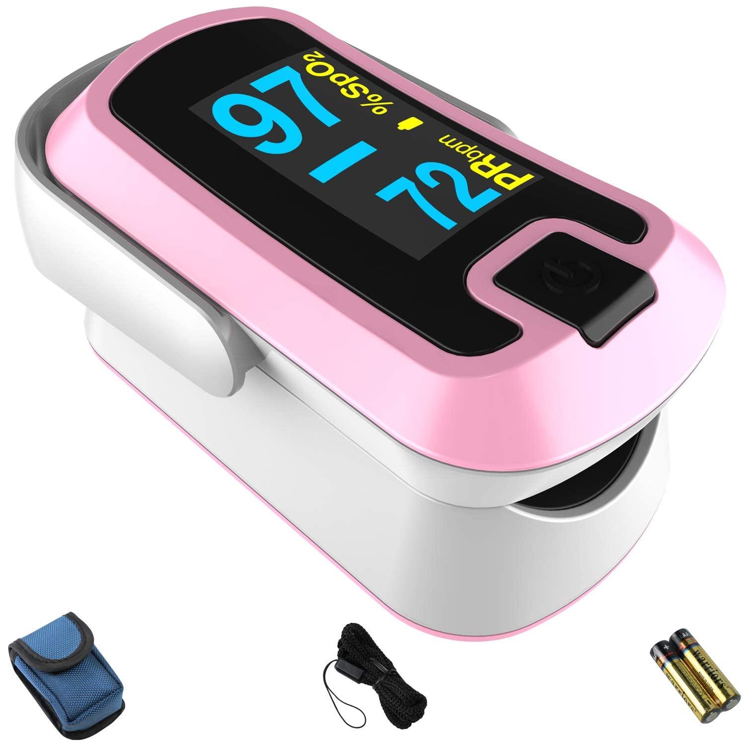CHOICEMMED Mibest MD300CN340 OLED Pulse Oximeter Dual Color Pink