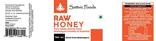 Sattvic Foods Sattvic Foods Acacia Honey (1.5 kg) Direct from Beekeepers | Kashmir Sourced | Raw & Natural | Rich in Antioxidants | Immune-Boosting | Anti-Bacterial and Anti-Inflammatory