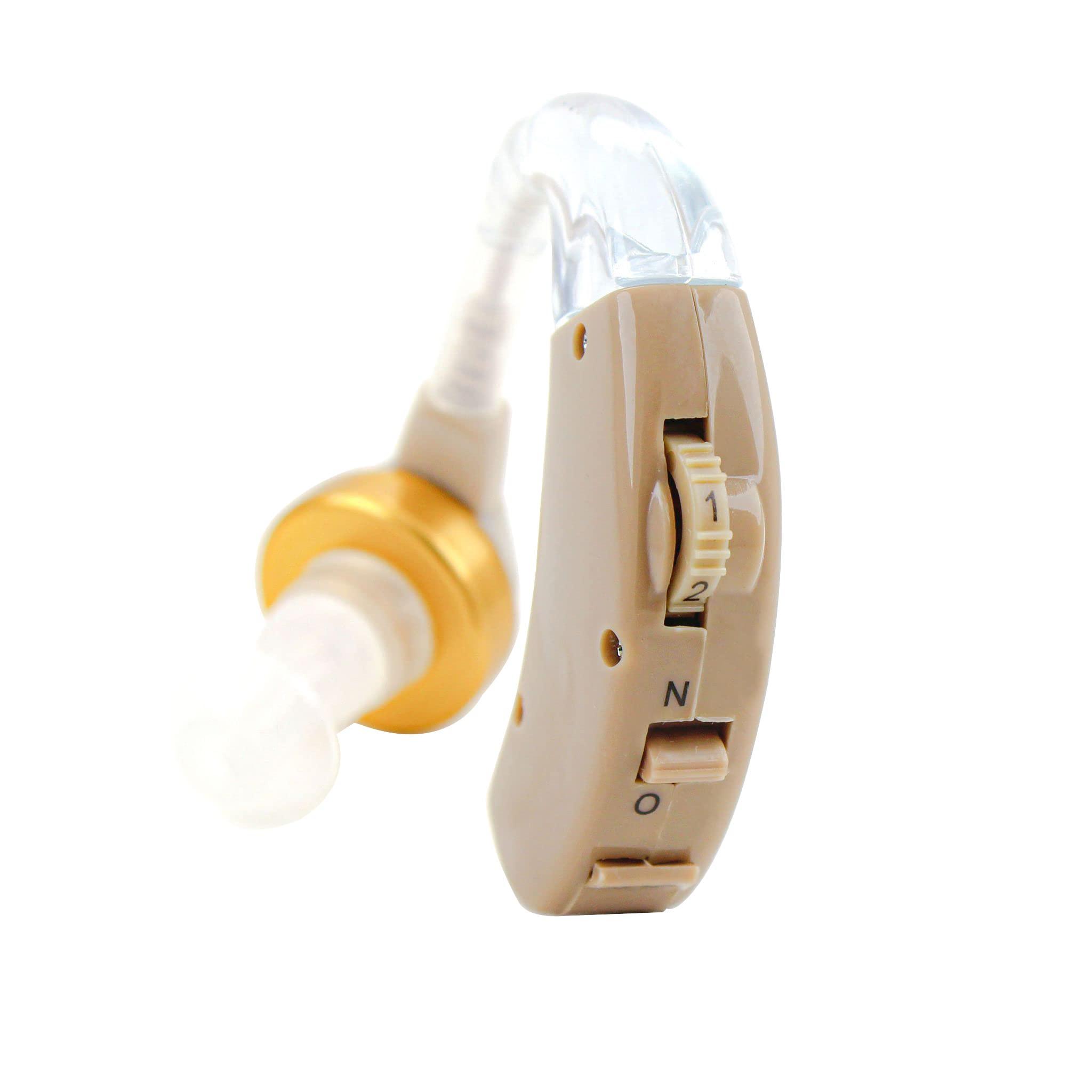 FCS FCS V-17 Personal Sound Amplifier for Elderly Deaf People Analogue BTE Hearing Aid For Mild Hearing Loss.