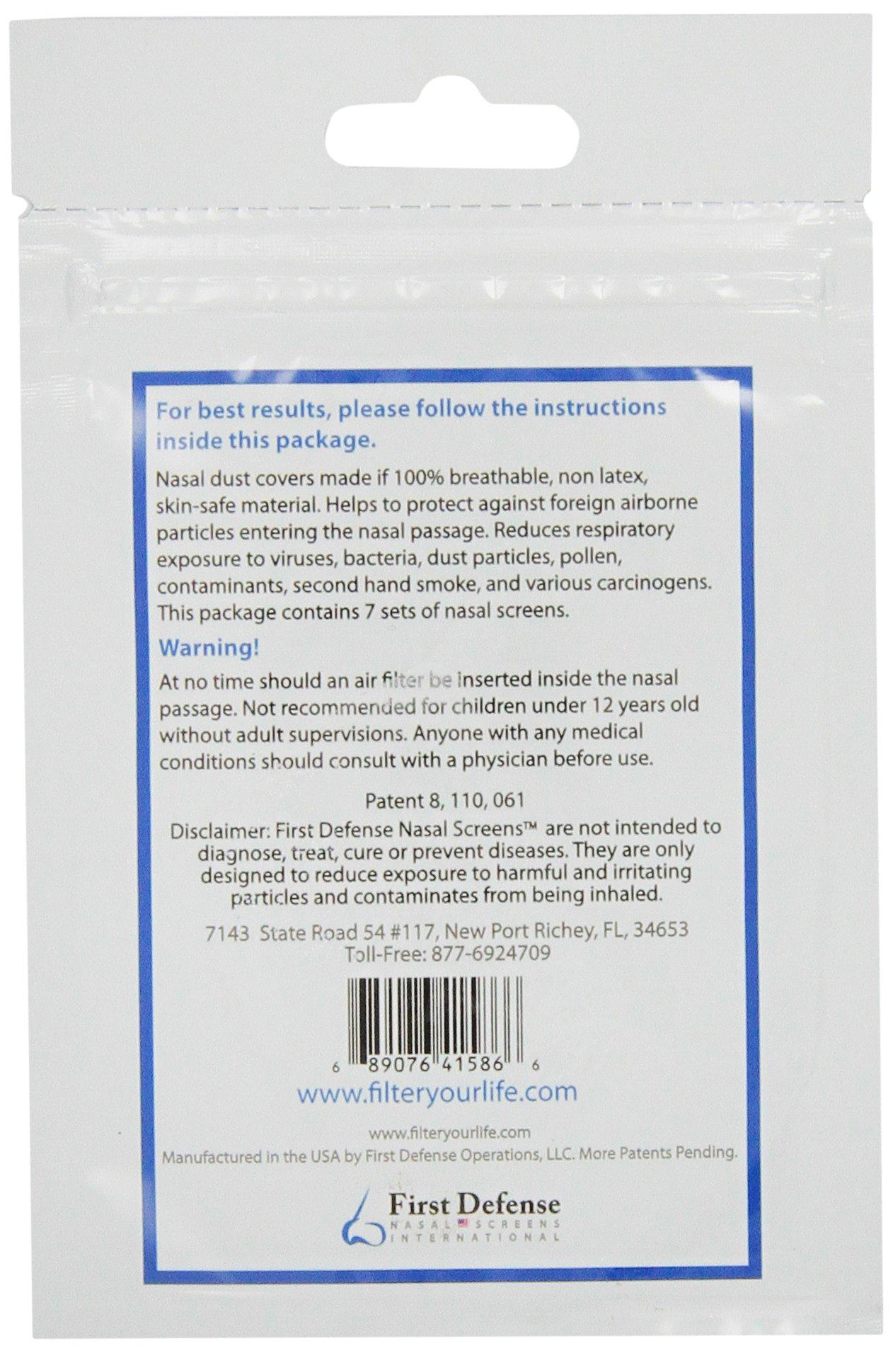 First Defense First Defense Nasal Screens, 7-Sets Per Pack