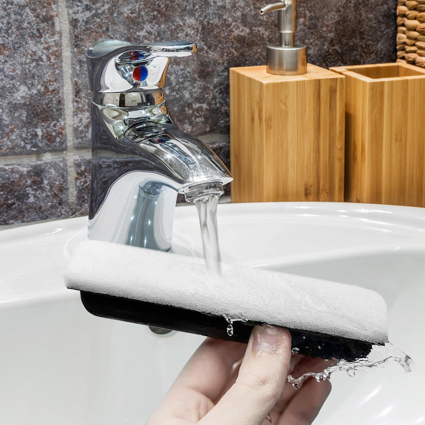 quskay Mat\'S Beard Cleaning, Beard Clean Up Sink, Beard Clean Up Kit Use Beard Trimmings For Men Bathroom Sink And Countertops Cleaning, Clean Beard Trimmings From Sinks And Countertops (B)