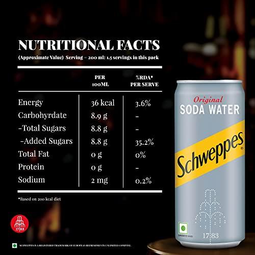 Schweppes Schweppes Soda Water, 6 x 300