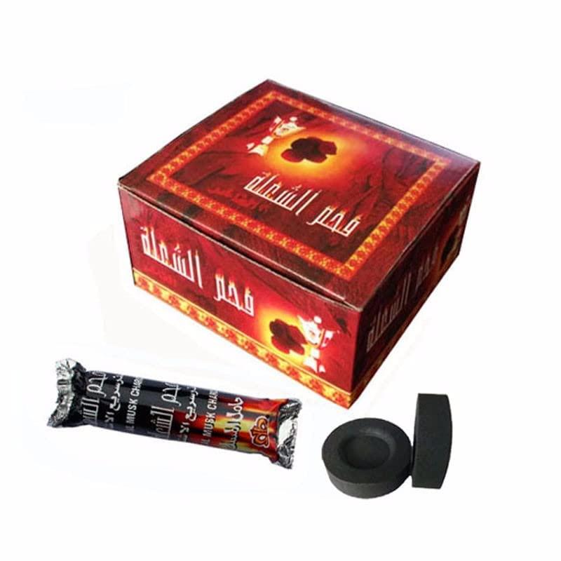 AN TRADERS an Traders Charcoal Tablets for Burning Dhoop/Frankincense Pack of 5 Rolls (50 Tablets/Disk) | Ideal for Your Home, Office, Hallway and Living Room