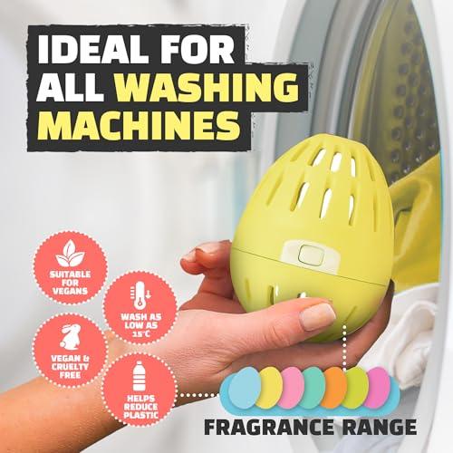 Ecoegg Ecoegg Laundry Egg | Detergent & Fabric Conditioner Replacement | Non bio, no enzymes, phosphates, bleach | Sensitive Skin | Orange Blossom 70 Washes (Fragrance Free)