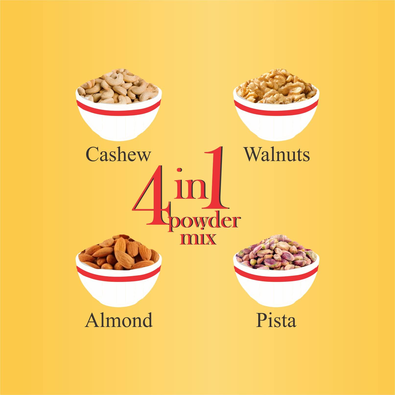 Easygrow Easygrow Healthy Mix Nuts Powder, Dry Fruit Powder For Kids - 100 gm , Dry Fruit Powder For Adult