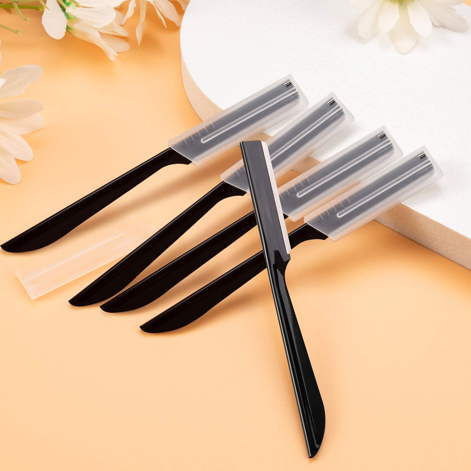 Miss Gorgeous London Miss Gorgeous Eyebrow Razor, Eyebrow Razor Shaper for Men and Women, Grooming Shavers (black)