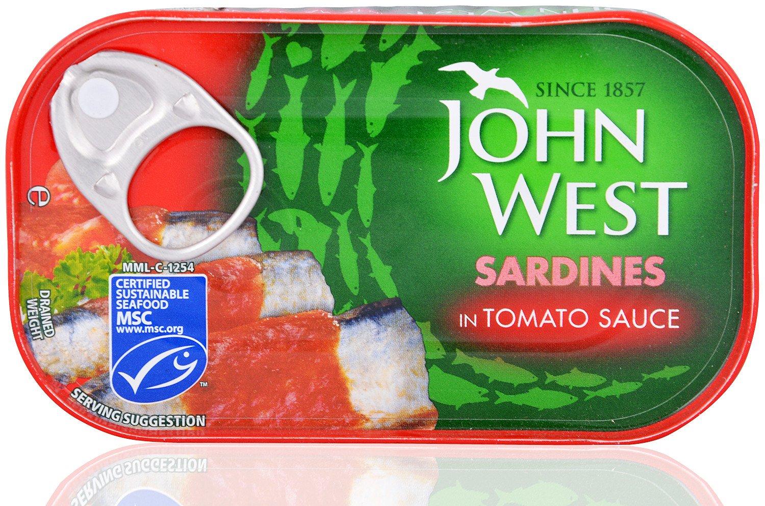 John West John West Sardines in Tomato Sauce, 120g Box