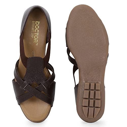 DOCTOR EXTRA SOFT DOCTOR EXTRA SOFT Women\'s Sandals Care Orthopaedic Diabetic Daily Use Dr Sole Footwear Casual Stylish Chappals Slippers for Ladies & Girl\'s 537