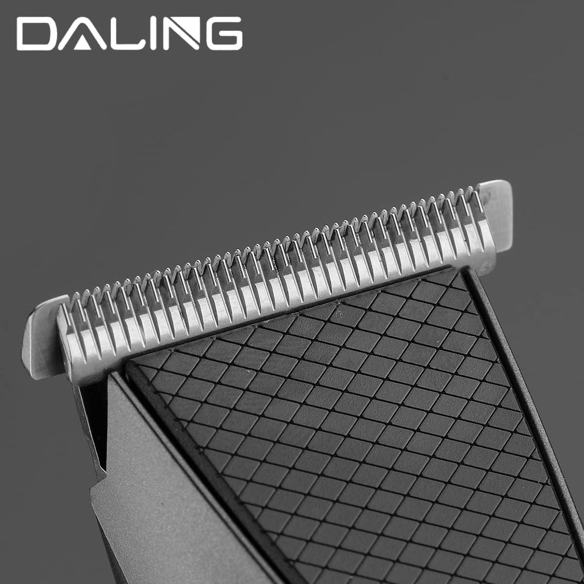 DALING DALING Electric Rechargeable Hair and Beard Trimmer for Men- 45 min Runtime, 4 Length Settings (Blue)
