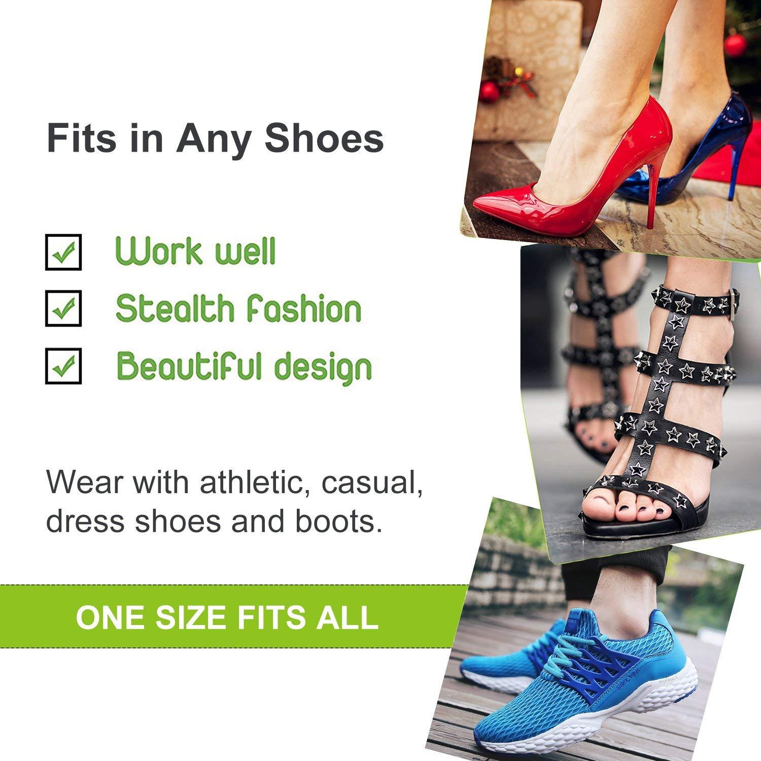 MANTRAVIB MANTRAVIB Foot Medial Arch Support Flat Feet Correction Sleeve With Cushion Plantar Fasciitis Insoles Leg Foot Pain Care Orthopedic Shoes Slippers For Men & Women (2 Pair)