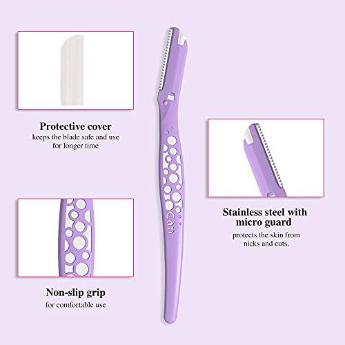 Kai Kai Veitnam Can-Bubble Face Razor for Women/Face Trimmer For Women/Multi Color (Pack of 3)