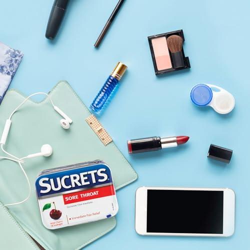 Sucrets Sucrets Classic Sore Throat Lozenges, Wild Cherry, 18 Count