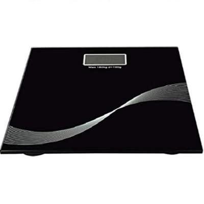 kitchen products DDSS Black Weighing Scale Digital Personal Weighing Scale for Home use Weight Machine (Black)