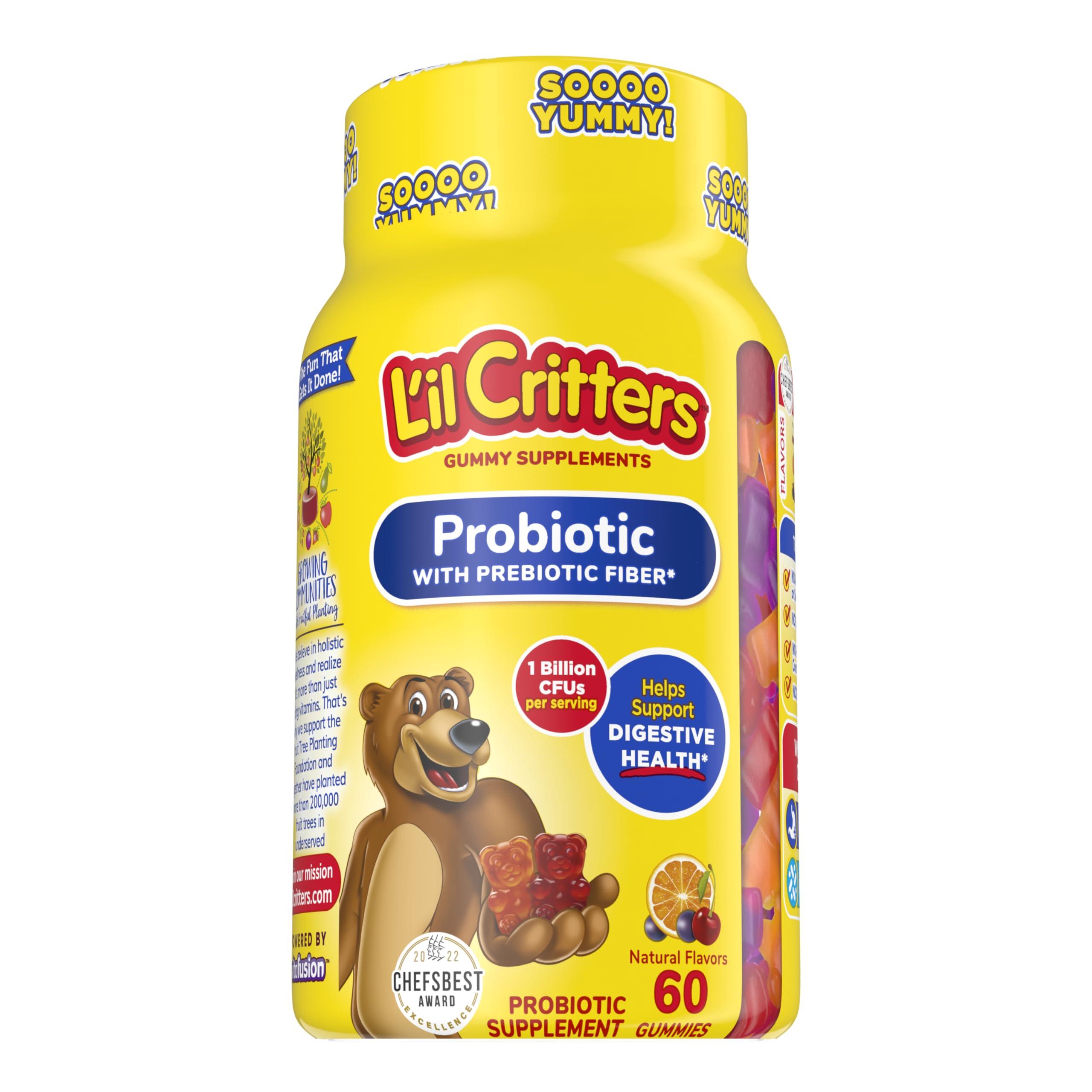 Lil Critters Lil Critters Kids Probiotics Gummies, 60 Count