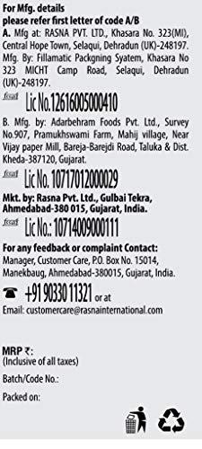 Rasna Fruit Plus 2.5kg Pineapple (Pack of 1)