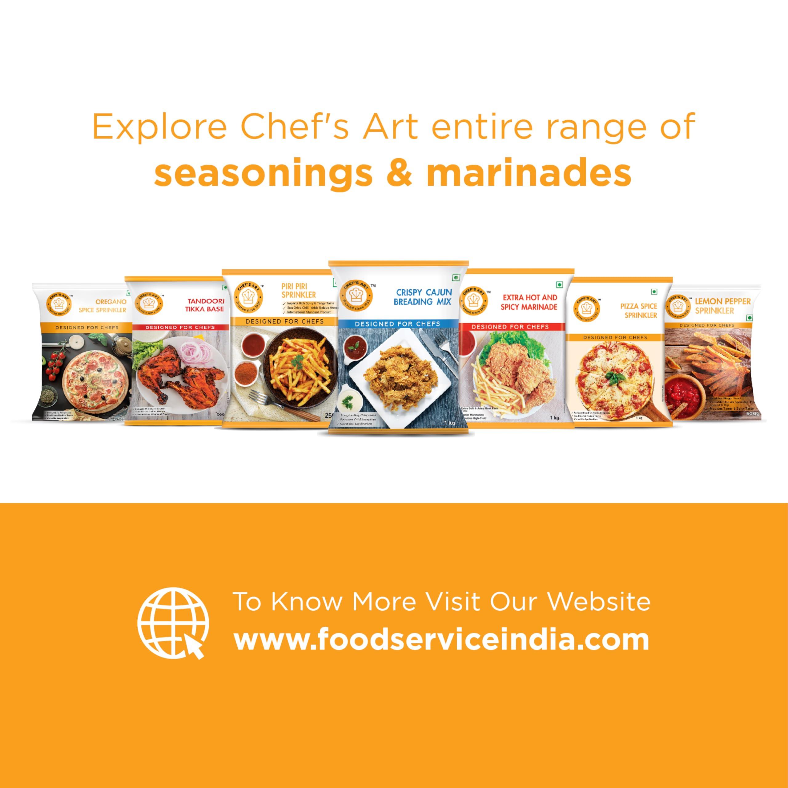 FSIPLs Chefs Art Chef\'s Art Pizza Dough Mix - 500g | Soft & Fluffy Pizza Bases | Easy to Prepare | Perfect for Homemade Pizzas | Perfect for Creating Memorable Moments with Every Bite.