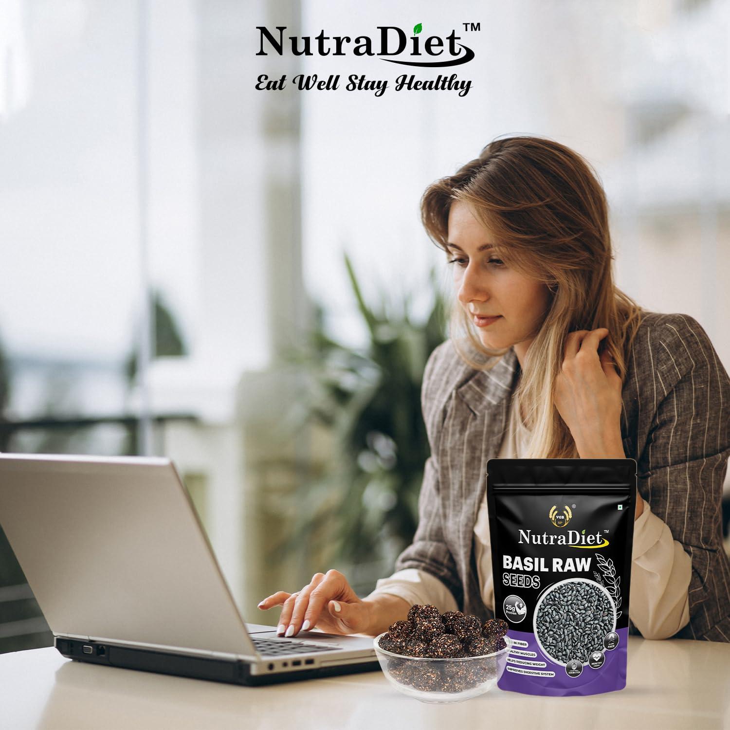 VGBNP VGBNP 100% Natural & Original Sabja seeds (Sabjalu beej) Pure Basil seeds, Tukmaria seeds (Japsa seeds/Tokma dana/falooda seeds) Healty & immunity builder balanga seeds- 500g