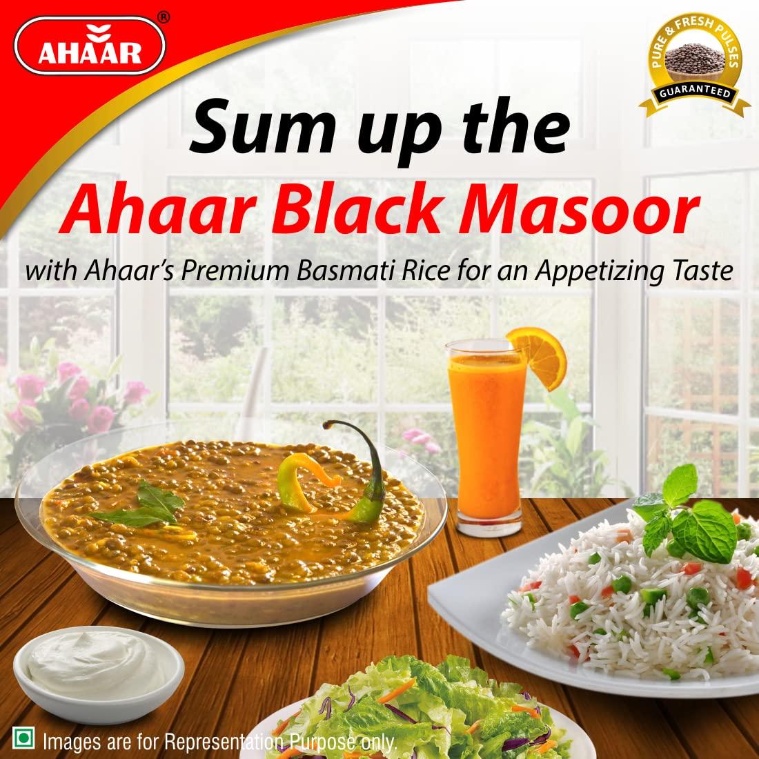Ahaar Ahaar Black Masoor Dal 1Kg | Kali Masoor Dal Whole