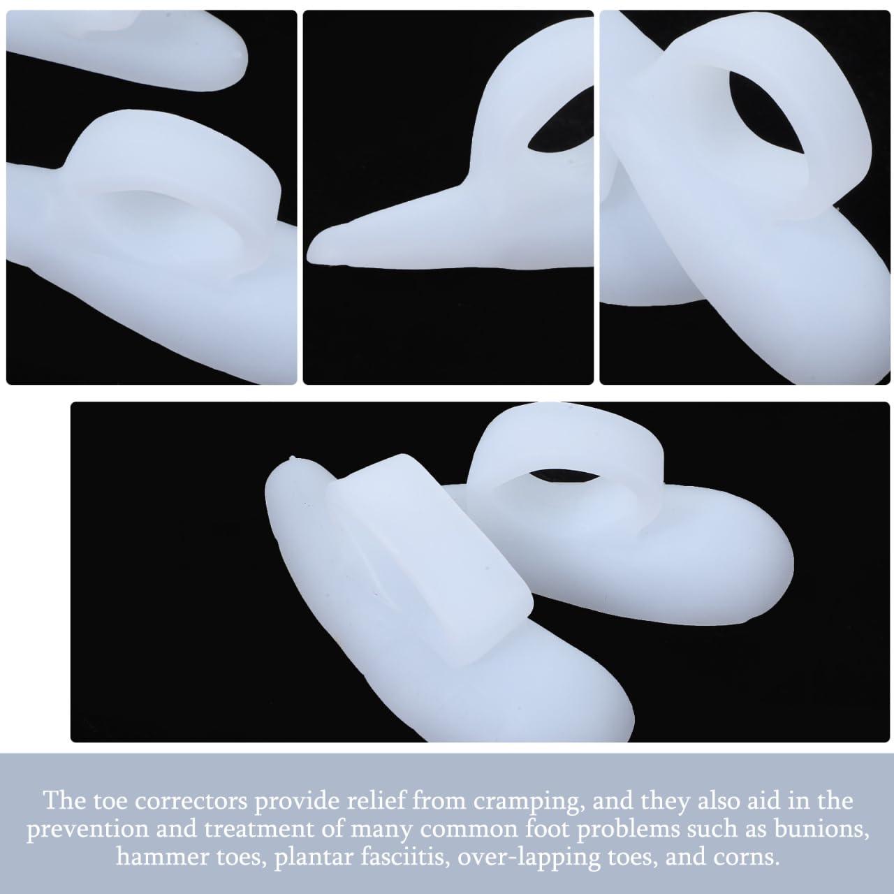 SUPVOX SUPVOX Gel Hammer Toe Crest Pad Hammer Toe Pads Gel Support Crest Cushion For Mallet Toes and Overlapping Toes 4 Pairs