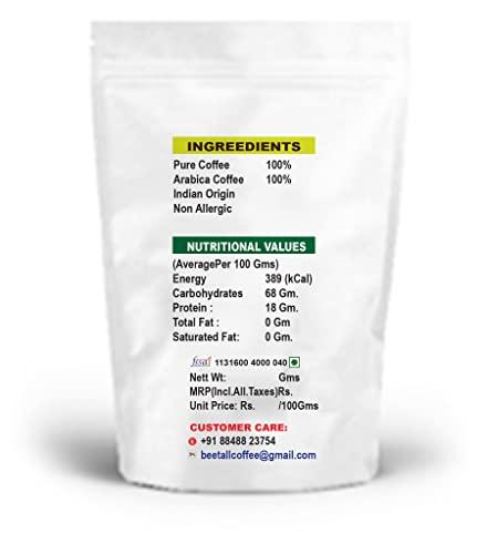 Beatall Coffee Powder Beatall Coffee Arabica Espresso Coffee Powder for Pour Over Coffee Maker - 500 gm
