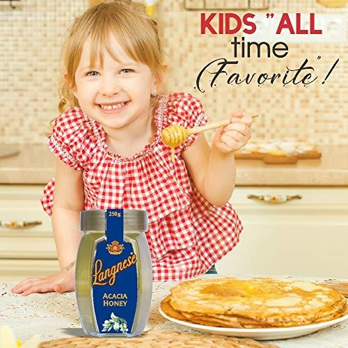 Langnese Langnese Acacia Honey 250g, 100% Pure Honey from Langnese Germany