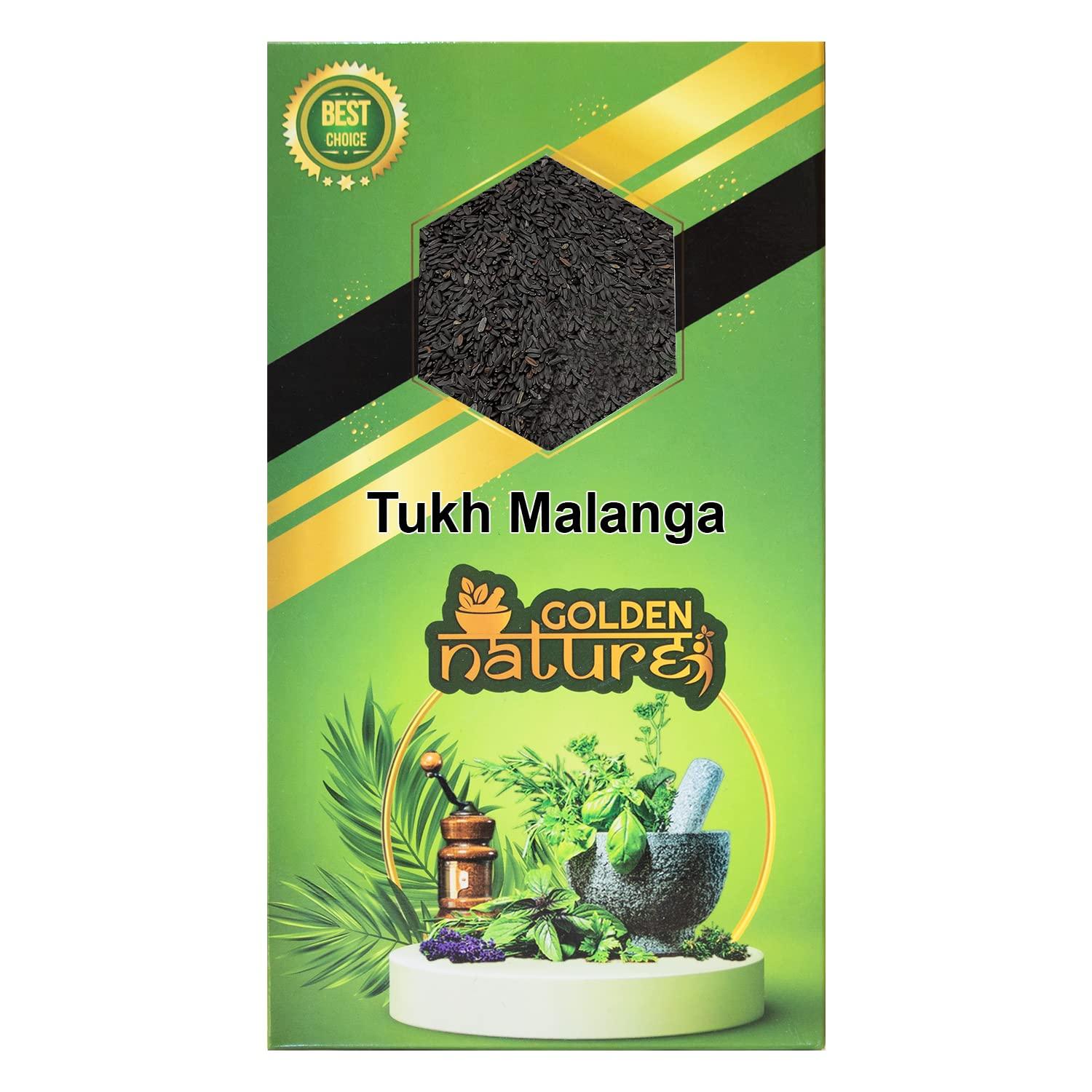 GOLDEN NATURE Tukh Malanga Seeds | Tukmaria Seeds | Tukhmalanga - 100gm