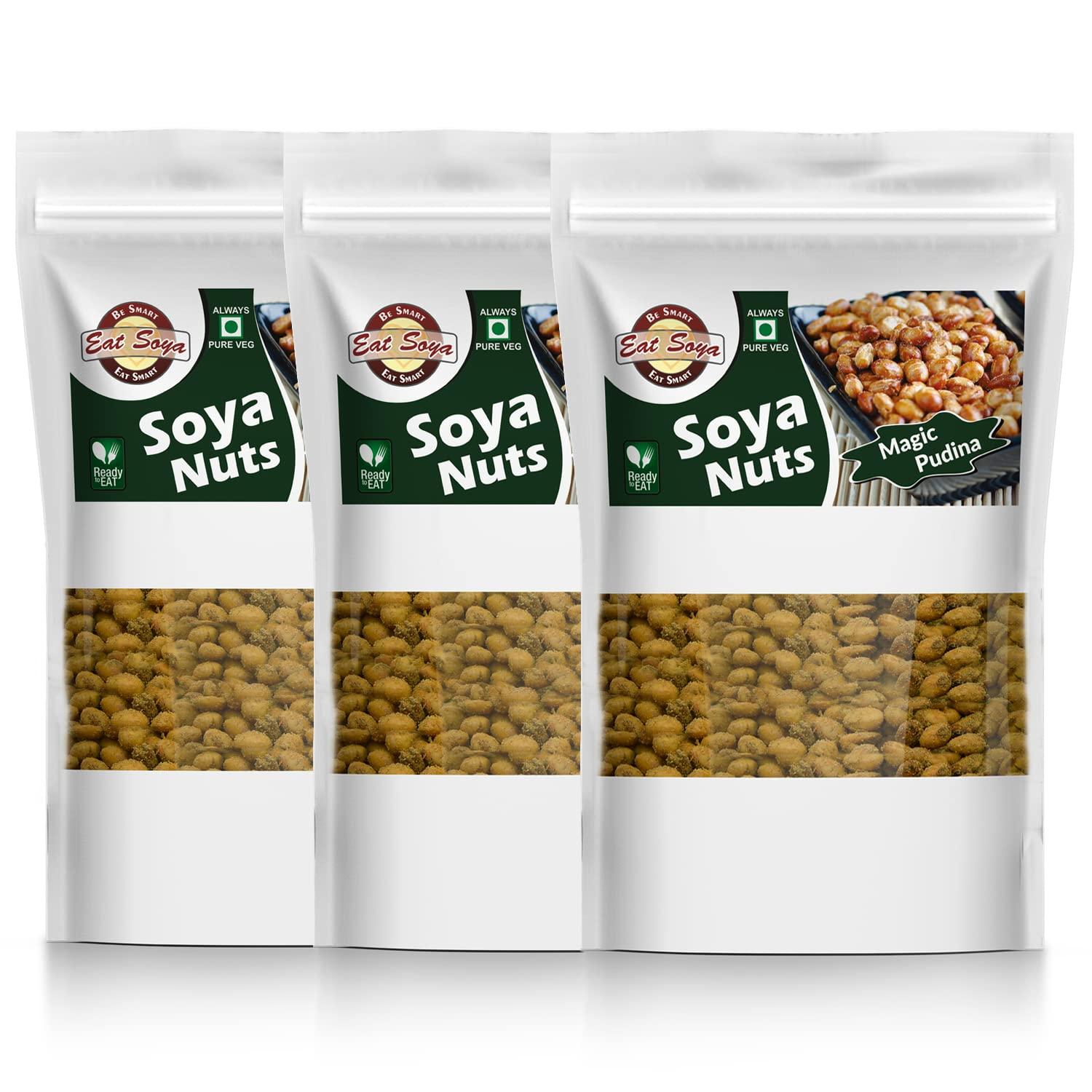 Eat Soya...BE SMART EAT SMART EAT SOYA Roasted Soy Nuts (Magic Pudina)