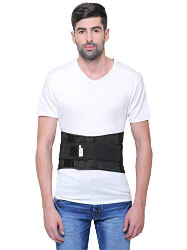 Remedo Remedo Lumbar Support Belt, Medium 32-36 Inches (Black)