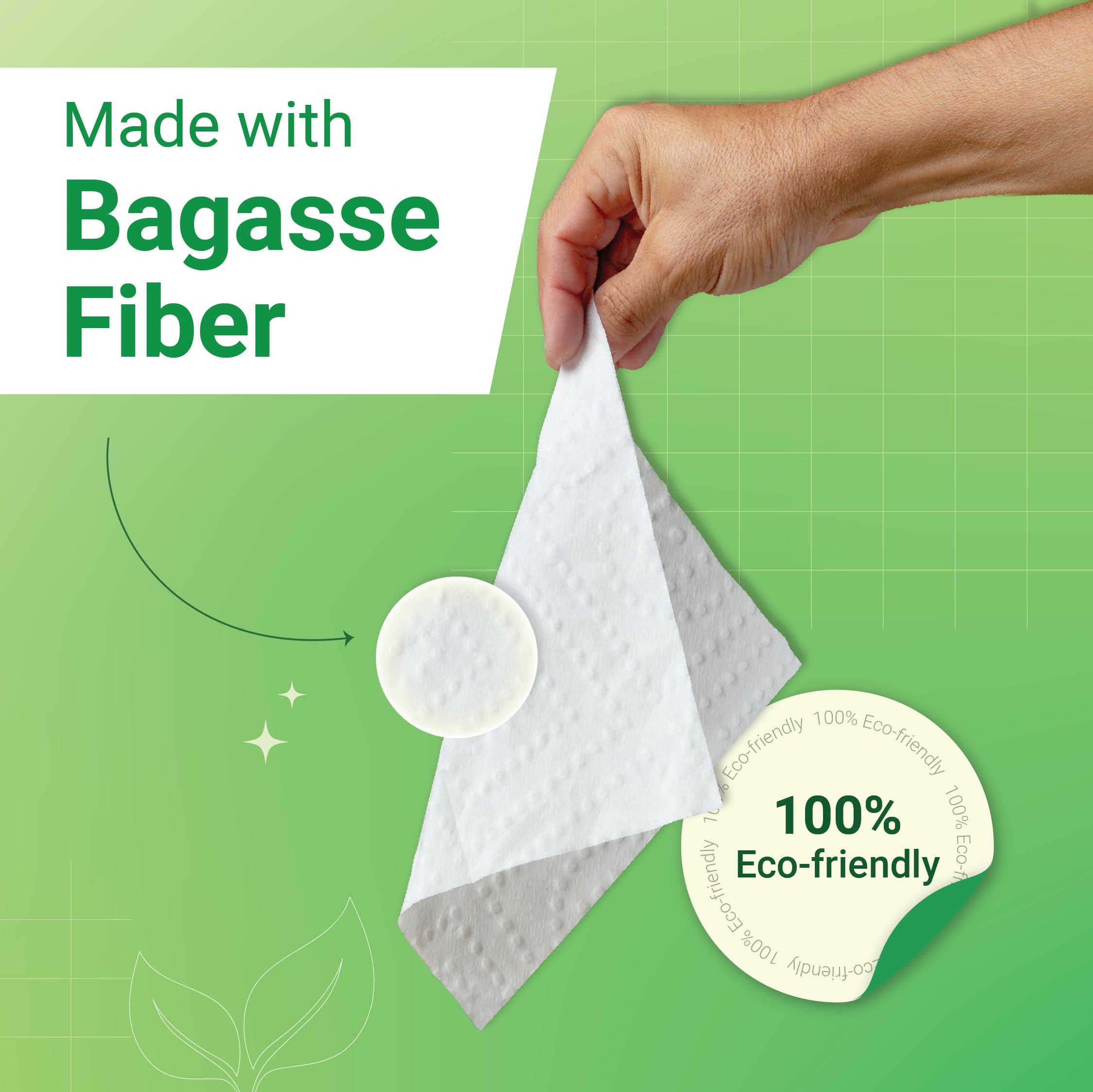 work store C&W Clean & White 2 Ply Eco-friendly Toilet Tissue Paper Roll - Pack of 20 Tissue Sheets (Size 10x11 cms, 150 gms), 150 Pulls | Improved comfort, Softness & High Absorbency